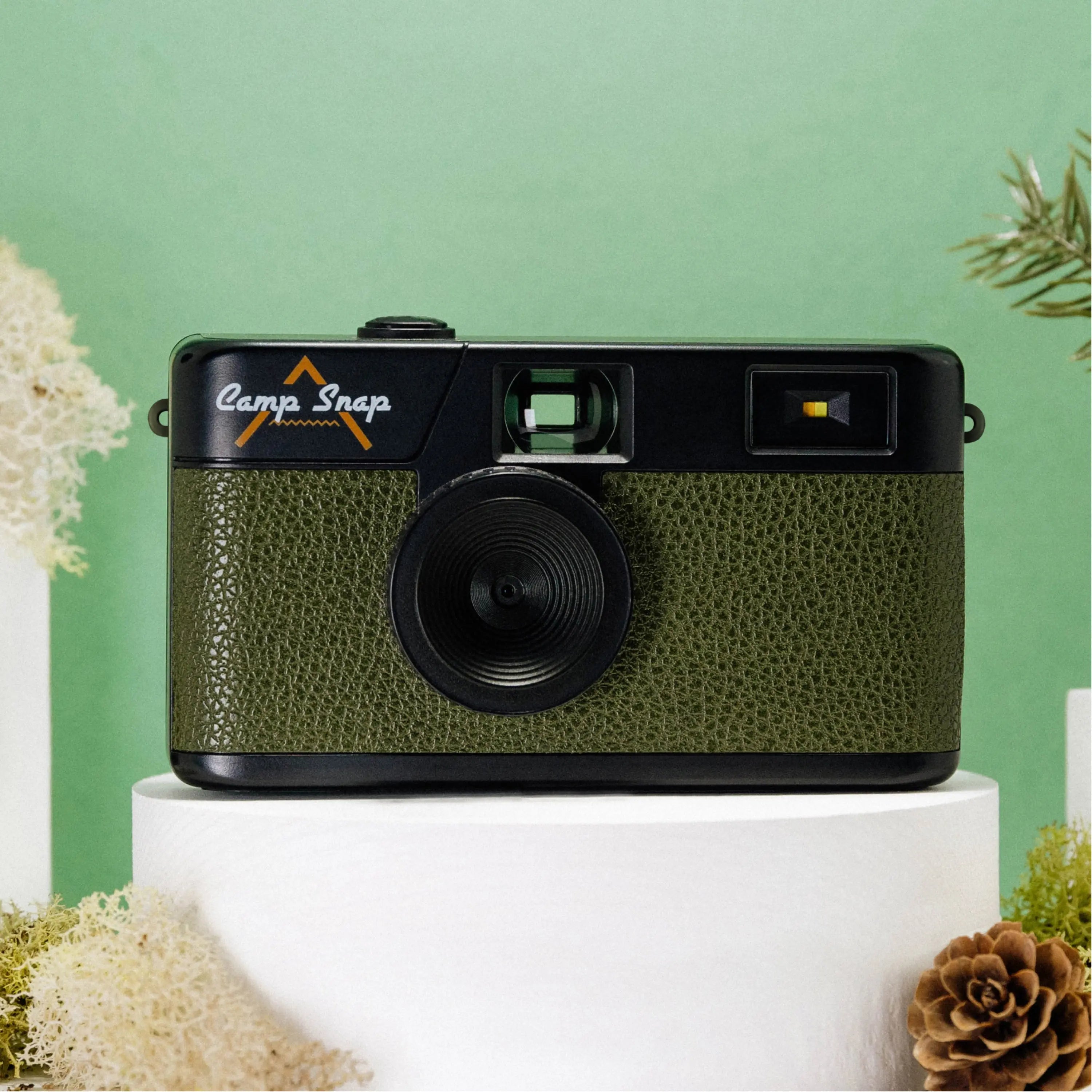 Camp Snap Screen-Free Digital Camera – Forest Green | Compact & Retro