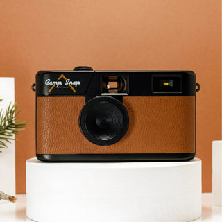 Camp Snap Screen-Free Digital Point & Shoot Camera – Chestnut Brown - Camp Snap