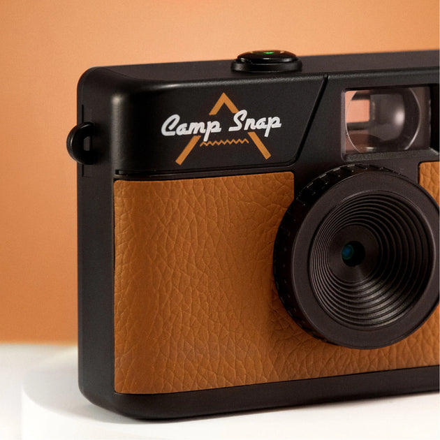 Camp Snap Screen-Free Digital Point & Shoot Camera – Chestnut Brown - Camp Snap