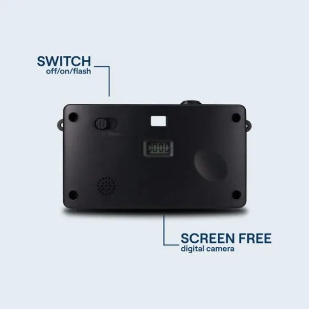 Camp Snap Screen-Free Digital Point & Shoot Camera – Denim Camp Snap